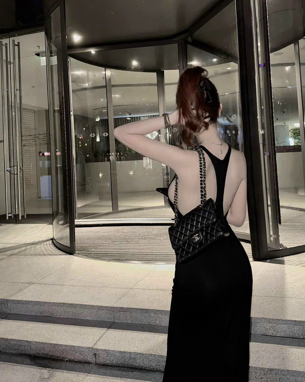 HÀNG CHUẨN-HN35] Váy nữ đầm dáng ôm, Đầm ôm body 2 dây xẻ đùi, váy maxi xẻ  tà 2 dây màu đen | Shopee Việt Nam