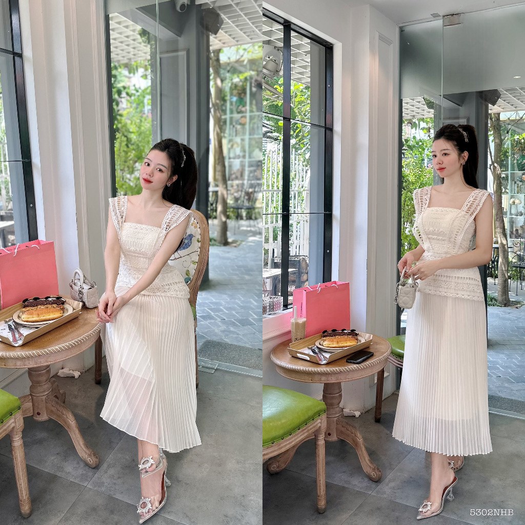 Chân váy len ren dáng dài 2 lớp thời trang nữ – TMU QT1 03 Trần Thị Ánh  Dương 21D140006